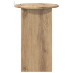 vidaXL Bočný stôl Dub artisan Ø 39,5 x 55 cm Kompozitné drevo – Obrázok 6