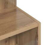 vidaXL Bočný stôl Dub artisan Ø 39,5 x 55 cm Kompozitné drevo – Obrázok 8
