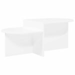 vidaXL Konferenčný stolík Biela 100 x 50 x 40 cm Kompozitné drevo – Obrázok 2