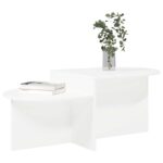 vidaXL Konferenčný stolík Biela 100 x 50 x 40 cm Kompozitné drevo – Obrázok 3