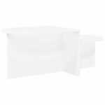 vidaXL Konferenčný stolík Biela 100 x 50 x 40 cm Kompozitné drevo – Obrázok 7