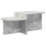 vidaXL Konferenčný stolík Betónovo sivá 100 x 50 x 40 cm – Obrázok 2