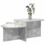 vidaXL Konferenčný stolík Betónovo sivá 100 x 50 x 40 cm – Obrázok 3