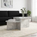 vidaXL Konferenčný stolík Betónovo sivá 100 x 50 x 40 cm – Obrázok 4