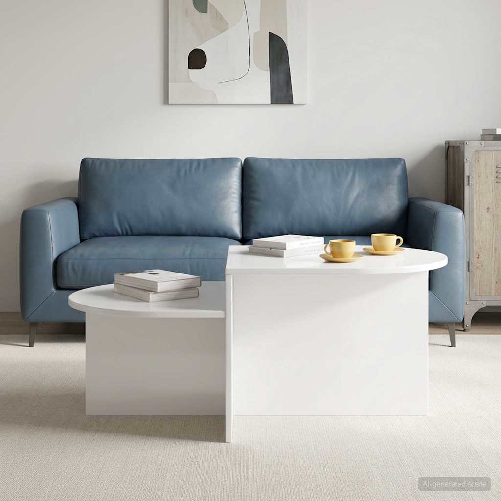 8001050_1.jpg vidaXL Konferenčný stolík Biela s vysokým leskom 100 x 50 x 40 cm – Obrázok 1