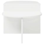 vidaXL Konferenčný stolík Biela s vysokým leskom 100 x 50 x 40 cm – Obrázok 6