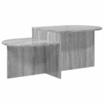 vidaXL Konferenčný stolík Sivá sonoma 100 x 50 x 40 cm – Obrázok 2
