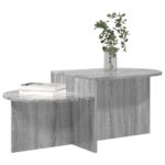 vidaXL Konferenčný stolík Sivá sonoma 100 x 50 x 40 cm – Obrázok 3