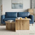 vidaXL Konferenčný stolík Dub artisan 100 x 50 x 40 cm