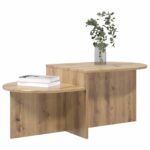 vidaXL Konferenčný stolík Dub artisan 100 x 50 x 40 cm – Obrázok 3