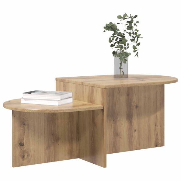 vidaXL Konferenčný stolík Dub artisan 100 x 50 x 40 cm – Obrázok 3