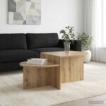 vidaXL Konferenčný stolík Dub artisan 100 x 50 x 40 cm – Obrázok 4