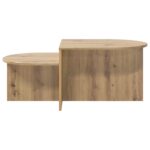 vidaXL Konferenčný stolík Dub artisan 100 x 50 x 40 cm – Obrázok 5