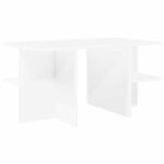 vidaXL Konferenčný stolík Biela 87 x 50 x 45 cm Konštruované drevo – Obrázok 7