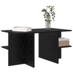 vidaXL Konferenčný stolík Čierny dub 87 x 50 x 45 cm – Obrázok 3