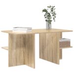 vidaXL Konferenčný stolík Dub sonoma 87 x 50 x 45 cm – Obrázok 3