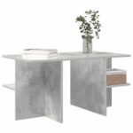 vidaXL Konferenčný stolík Betónovo sivá 87 x 50 x 45 cm – Obrázok 3