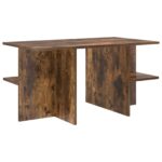 vidaXL Konferenčný stolík Údený Dub 87 x 50 x 45 cm Konštruované drevo – Obrázok 2