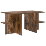 vidaXL Konferenčný stolík Údený Dub 87 x 50 x 45 cm Konštruované drevo – Obrázok 7