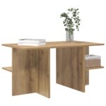 vidaXL Konferenčný stolík Dub artisan 87 x 50 x 45 cm – Obrázok 3