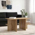 vidaXL Konferenčný stolík Dub artisan 87 x 50 x 45 cm – Obrázok 4