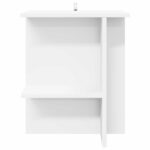 vidaXL Konferenčný stolík 2 pcs Biela 40 x 30 x 49 cm Kompozitné drevo – Obrázok 6