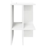 vidaXL Konferenčný stolík 2 pcs Biela 40 x 30 x 49 cm Kompozitné drevo – Obrázok 7