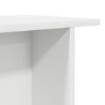 vidaXL Konferenčný stolík 2 pcs Biela 40 x 30 x 49 cm Kompozitné drevo – Obrázok 9