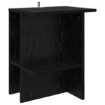 vidaXL Konferenčný stolík Čierny dub 40 x 30 x 49 cm Kompozitné drevo – Obrázok 2