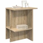 vidaXL Konferenčný stolík Dub sonoma 40 x 30 x 49 cm Kompozitné drevo – Obrázok 3