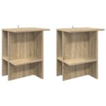 vidaXL Konferenčný stolík 2 pcs Dub sonoma 40 x 30 x 49 cm – Obrázok 2