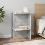 vidaXL Konferenčný stolík 2 pcs Betónovo sivá 40 x 30 x 49 cm – Obrázok 4