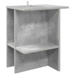 vidaXL Konferenčný stolík 2 pcs Betónovo sivá 40 x 30 x 49 cm – Obrázok 5