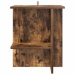 vidaXL Konferenčný stolík Dymový dub 40 x 30 x 49 cm Kompozitné drevo – Obrázok 4