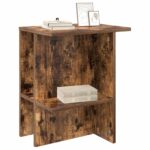 vidaXL Konferenčný stolík 2 pcs Dymový dub 40 x 30 x 49 cm – Obrázok 3