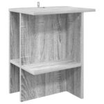 vidaXL Konferenčný stolík 2 pcs Sivá sonoma 40 x 30 x 49 cm – Obrázok 5