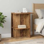 vidaXL Konferenčný stolík 2 pcs Staré drevo 40 x 30 x 49 cm – Obrázok 4