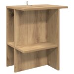 vidaXL Konferenčný stolík Dub artisan 40 x 30 x 49 cm Kompozitné drevo – Obrázok 2