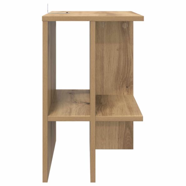 vidaXL Konferenčný stolík 2 pcs Dub artisan 40 x 30 x 49 cm – Obrázok 7