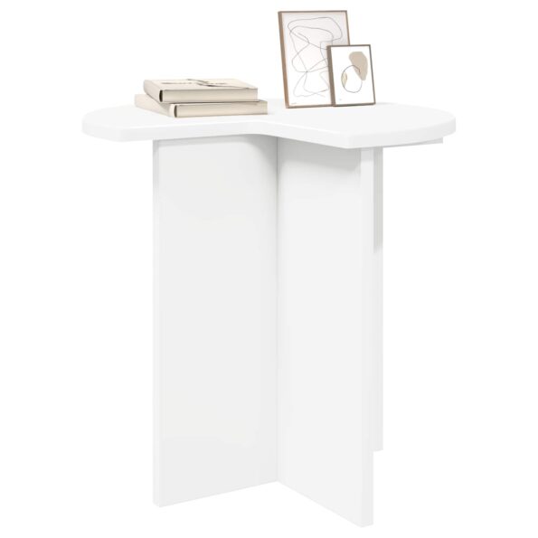 vidaXL Bočný stôl 2 pcs Biela Ø 39 x 38 cm Kompozitné drevo – Obrázok 3