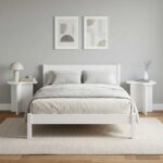 vidaXL Bočný stôl 2 pcs Biela Ø 39 x 38 cm Kompozitné drevo – Obrázok 4
