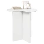 vidaXL Bočný stôl 2 pcs Biela s vysokým leskom Ø 39 x 38 cm – Obrázok 3