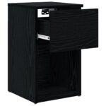 vidaXL Skriňa pod posteľ Čierny dub 29 x 31,5 x 49 cm Kompozitné drevo – Obrázok 5