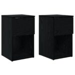 vidaXL Skriňa pod posteľ 2 pcs Čierny dub 29 x 31,5 x 49 cm – Obrázok 2