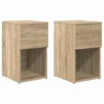 vidaXL Skriňa pod posteľ 2 pcs Dub sonoma 29 x 31,5 x 49 cm – Obrázok 2
