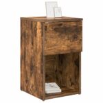 vidaXL Skriňa pod posteľ Dymový dub 29 x 31,5 x 49 cm Kompozitné drevo – Obrázok 3