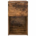 vidaXL Skriňa pod posteľ Dymový dub 29 x 31,5 x 49 cm Kompozitné drevo – Obrázok 6
