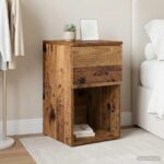 vidaXL Skriňa pod posteľ Staré drevo 29 x 31,5 x 49 cm – Obrázok 4