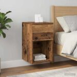 vidaXL Skriňa pod posteľ 2 pcs Staré drevo 29 x 31,5 x 49 cm