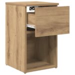 vidaXL Skriňa pod posteľ Dub artisan 29 x 31,5 x 49 cm – Obrázok 5